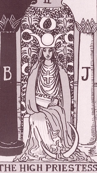 Tarotkarte Die Hohepriesterin