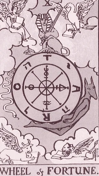 Tarotkarte Rad des Schicksals